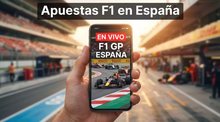 Mejores casas de apuestas de F1 en España con licencia DGOJ comparadas por mercados, cuotas y app móvil en 2026