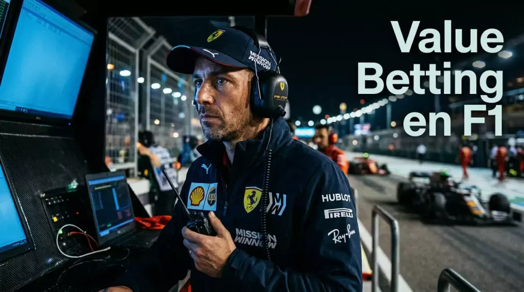 Value betting en F1: cómo calcular probabilidad implícita y encontrar cuotas con valor real en apuestas de Fórmula 1