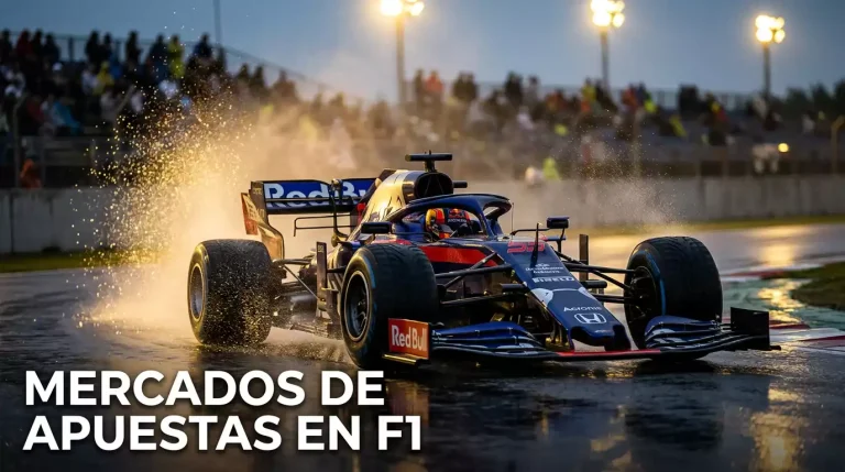 Mercados de apuestas en F1: ganador de carrera, podio, H2H y campeonato explicados con cuotas reales